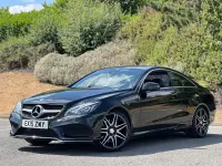 Used Mercedes E400 AMG line 2015 Black Coupe
