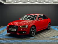 Used Audi A4 Black Edition 2014 Red Sedan