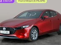 Begagnad Mazda 3 122 HK (89 kW) 2022 Röd Halvkombi