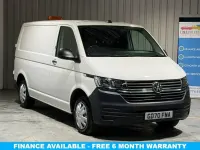 Begagnad VW Transporter Startline 2021 Vit Van
