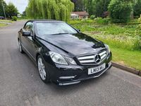 Used Mercedes E250 2013 Black Cabriolet