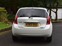 Used Nissan Note S 90 HP (66 kW) 2013 White Hatchback