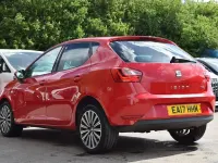 Used Seat Ibiza SE Technology 90 HP (66 kW) 2017 Red Hatchback