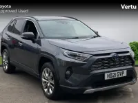 Used Toyota RAV4 Hybrid 218 HP (160 kW) 2021 Decuma grey (metallic paint) SUV
