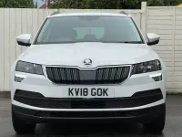 Used Skoda Karoq SE 115 HP (84 kW) 2018 White SUV