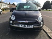 Usado Fiat 500 Lounge 85 HP (62 kW) 2014 Roxo Citadino