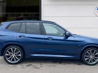 Begagnad BMW X3 M Sport 187 HK (137 kW) 2019 Blå SUV