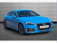 Used Audi A5 Sportback S-Line 204 HP (150 kW) 2021 Blue Hatchback
