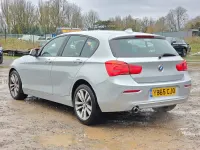 Used BMW 118 Sport Line 150 HP (110 kW) 2015 Silver Hatchback