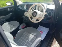 Used Fiat 500 Lounge 69 HP (50 kW) 2019 Black Hatchback