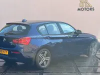Used BMW 118 Sport Line 136 HP (100 kW) 2017 Blue Hatchback