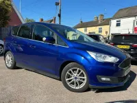 Second-hand Ford C-MAX Zetec 120 CP (88 kW) 2016 Albastru Monovolum