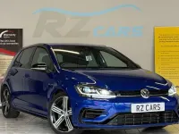 Used VW Golf VII R 300 HP (220 kW) 2020 Blue Hatchback