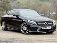 Used Mercedes C220 AMG Line Premium 170 HP (125 kW) 2017 Black Coupe