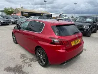 Used Peugeot 308 GT-line 130 HP (95 kW) 2019 Red Hatchback