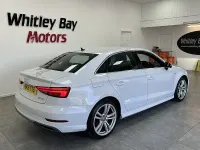 Used Audi A3 S-Line 116 HP (85 kW) 2019 White Sedan