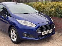 Used Ford Fiesta Zetec 2015 Blue Hatchback