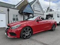 Used Mercedes E350 AMG Line Premium 2016 Red Cabriolet