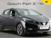 Begagnad Nissan Micra Acenta 92 HK (67 kW) 2022 Svart Halvkombi