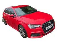 Usado Audi A3 Sportback S-Line 110 CV (80 kW) 2017 Rojo Utilitario