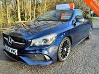 Used Mercedes CLA180 AMG line 122 HP (89 kW) 2017 Blue Sedan