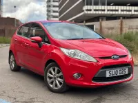 Used Ford Fiesta Zetec 96 HP (70 kW) 2010 Red Hatchback