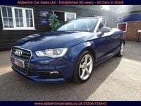 Used Audi A3 Cabriolet Sport 2015 Blue Cabriolet