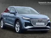 Used Audi Q4 e-tron S-Line 150 kW (204 HP) 2022 Blue SUV
