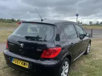 Used Peugeot 307 S 110 HP (80 kW) 2007 Black Hatchback