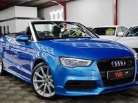 Used Audi A3 Cabriolet S-Line 150 HP (110 kW) 2015 Blue Cabriolet