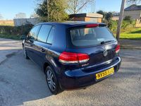 Used VW Golf VI SE 105 HP (77 kW) 2009 Blue Hatchback