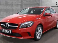 Used Mercedes A180 Premium 109 HP (80 kW) 2017 Red Hatchback