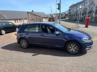 Used VW Golf VII SE 125 HP (91 kW) 2018 Blue Hatchback