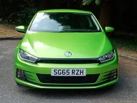 Used VW Scirocco 125 HP (91 kW) 2015 Green Coupe