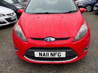 Used Ford Fiesta Zetec 2011 Red Hatchback