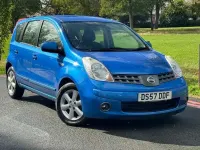 Used Nissan Note Acenta 110 HP (80 kW) 2007 Blue Hatchback