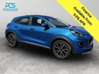 Used Ford Puma Titanium 125 HP (91 kW) 2024 Desert island blue (exclusive paint) SUV