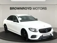 Used Mercedes E220 AMG line 194 HP (142 kW) 2019 White Sedan