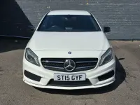 Used Mercedes A220 AMG 170 HP (125 kW) 2015 White Hatchback