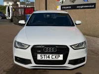 Used Audi A4 Black Edition 177 HP (130 kW) 2014 White Estate