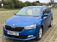 Used Skoda Fabia SE 110 HP (80 kW) 2019 Blue Estate