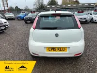 Used Fiat Punto Easy Plus 69 HP (50 kW) 2015 White Hatchback