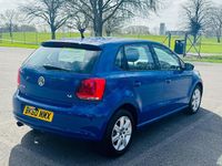 Used VW Polo SE 85 HP (62 kW) 2010 Blue Hatchback