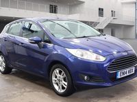 Used Ford Fiesta Zetec 82 HP (60 kW) 2014 Blue Hatchback