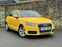 Used Audi A1 Design 95 HP (69 kW) 2017 Yellow Hatchback