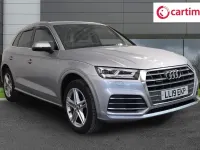Begagnad Audi Q5 S-Line 190 HK (139 kW) 2019 Silver SUV