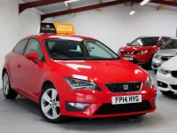 Begagnad Seat Leon FR 2014 Röd Halvkombi