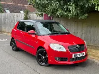 Used Skoda Fabia Sport 2009 Red Hatchback