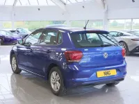 Used VW Polo SE 80 HP (58 kW) 2020 Blue Hatchback