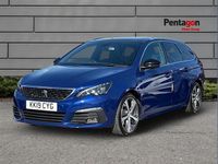 Used Peugeot 308 SW GT-line 128 HP (94 kW) 2019 Blue Estate